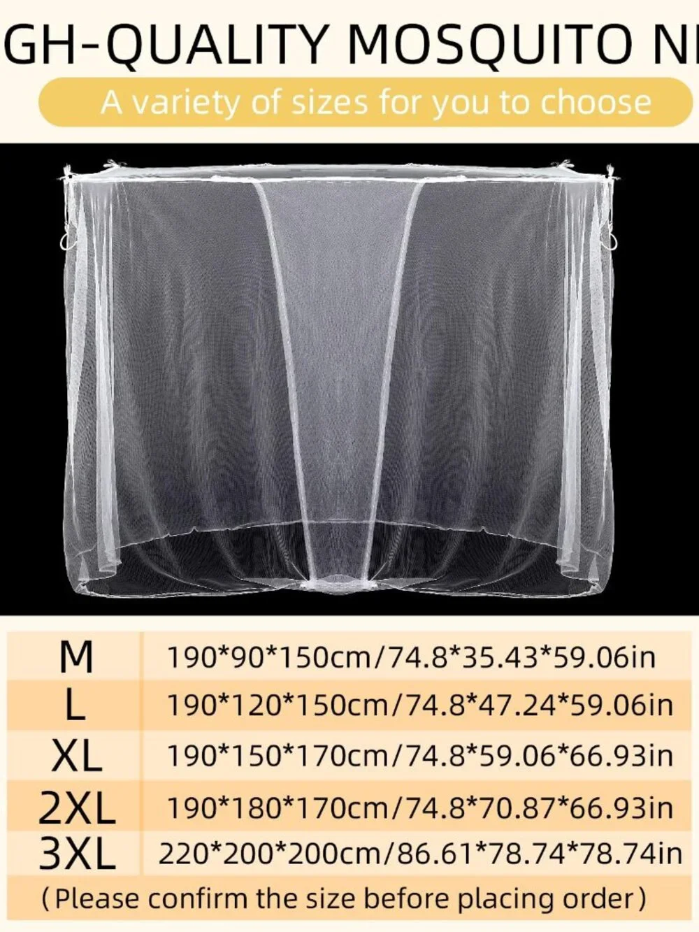 4 Corners Mosquito Net for Bed, Mosquiteros para Camas Bed Canopies Netting Drap